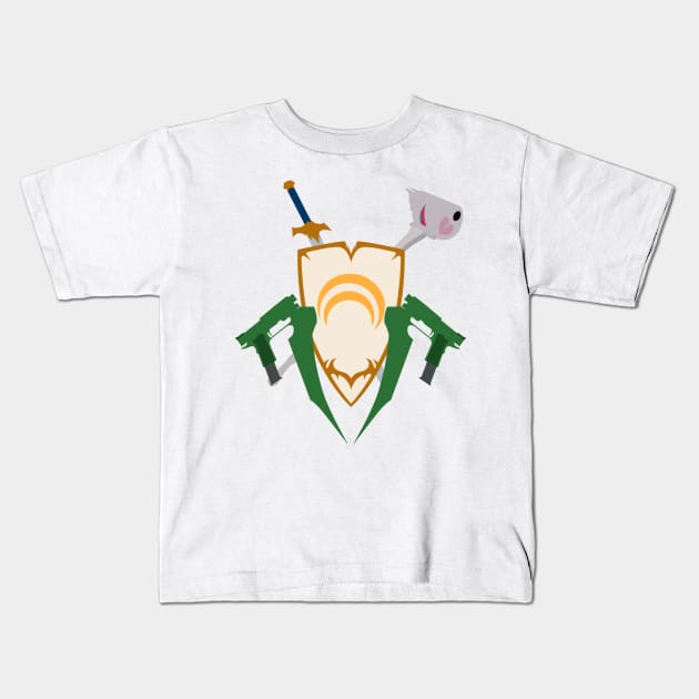 team jnr: weapons Kids T-Shirt by katanaballs